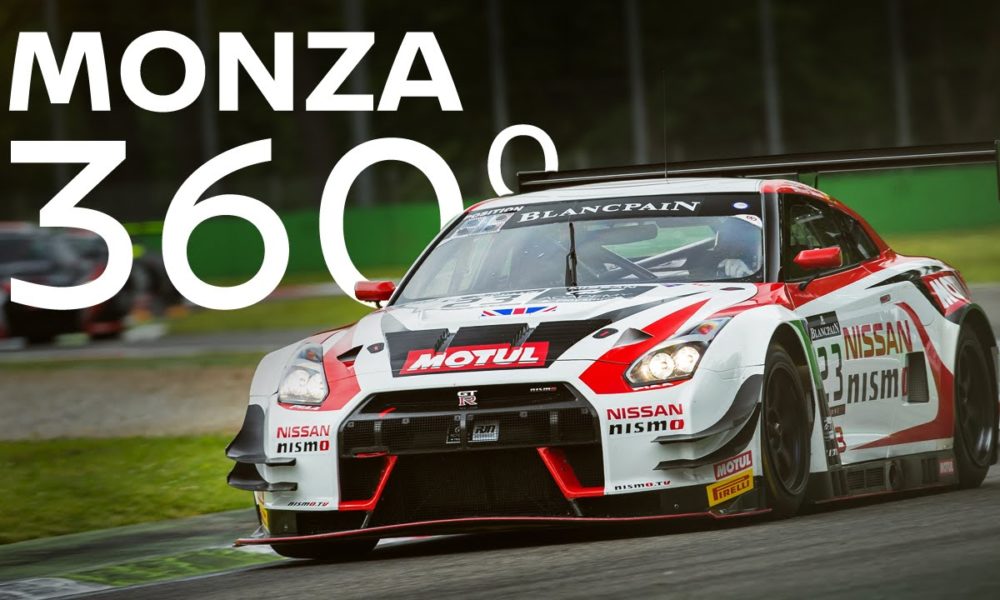 VIDEO 360 Degree Lap of Monza in Nissan GT R NISMO GT3 Sportscar365