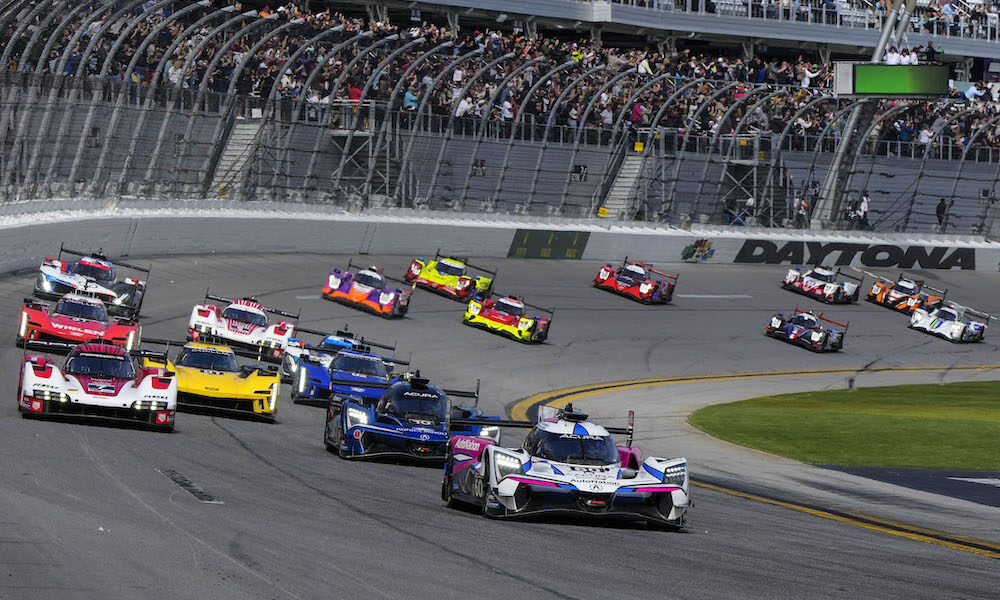 Pole Sitter Blomqvist Leads Opening Hour at Rolex 24 Sportscar365