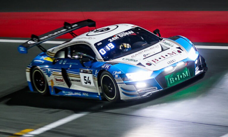 Eastalent Audi In Charge At 24H Dubai Halfway Mark Sportscar365   24hseries 768x461 