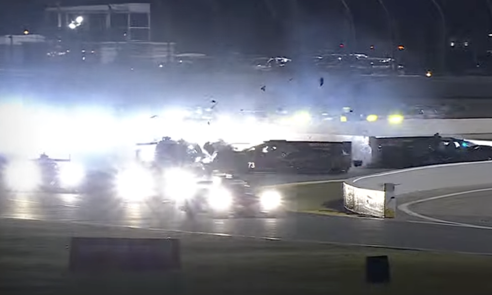 Multi-Car Collision Under Darkness Eliminates Contenders