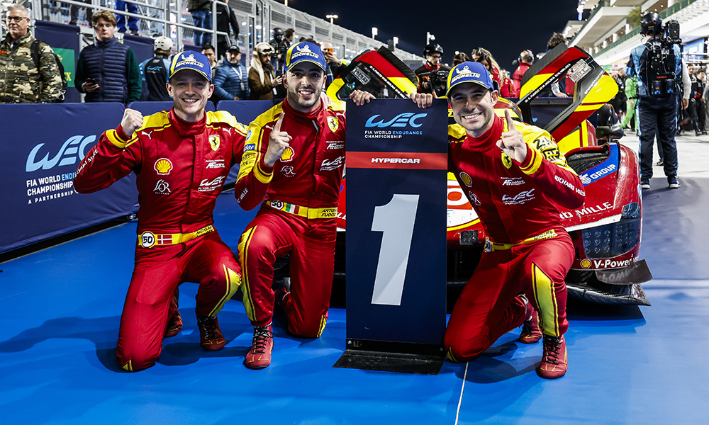 Ferrari Sweeps Podium in Dominant Qatar Performance – Sportscar365