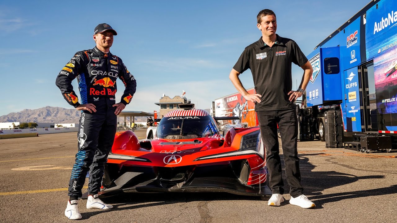 Behind the Scenes With Max Verstappen in Acura ARX-06