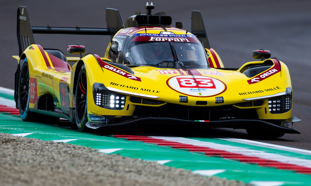 Kubica Tops Imola FP1 in Ferrari Sweep