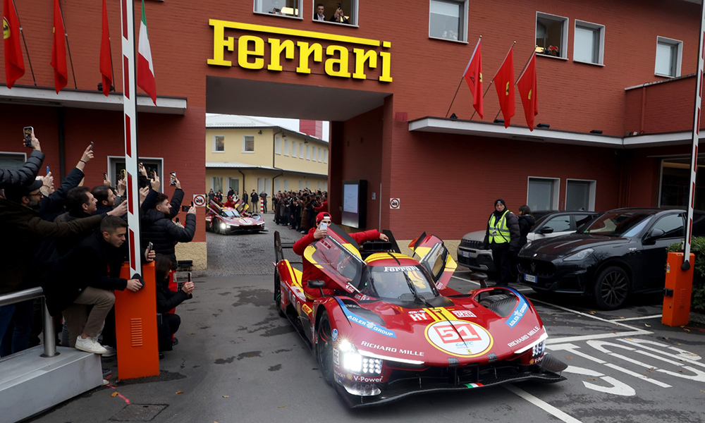 Ferrari’s WEC, Le Mans Success Celebrated in Maranello