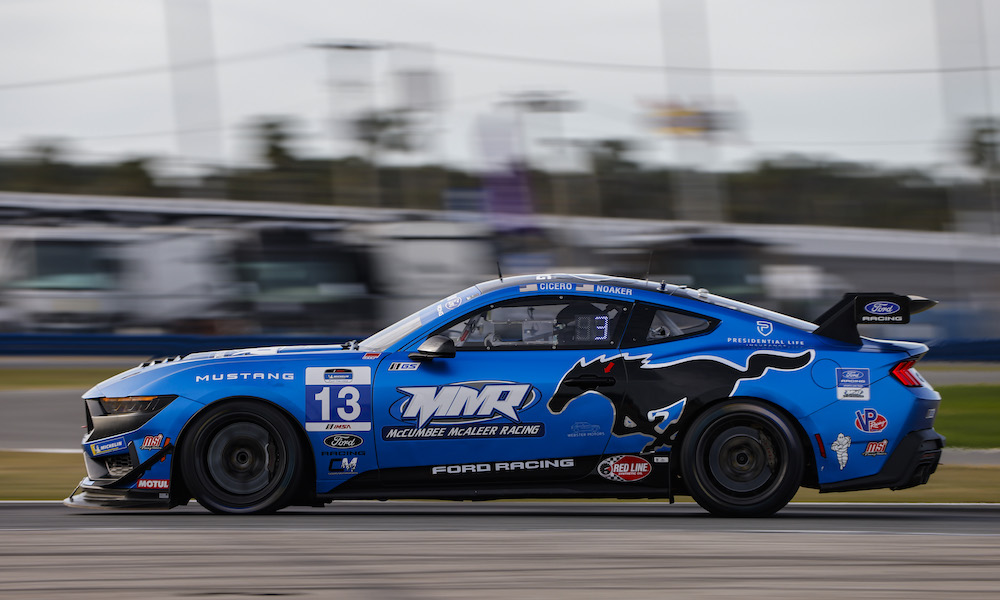 Cicero Leads Mustang 1-2 in Second Daytona Practice