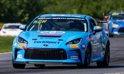 The Toyota GR Cup Practice - P3 in Plymouth, Wisconsin on Thursday, Aug. 27, 2026. Test Session, Practice - P3 15, Spike Kohlbecker, TechSport Racing, Toyota GR86, Ackerman Toyota Photo by — JA