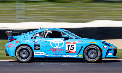 The Toyota GR Cup in Indianapolis, Indiana on Thursday, Oct. 8, 2026. Practice, Practice - P1 15, Spike Kohlbecker, TechSport Racing, Toyota GR86, Ackerman Toyota Photo by — James Armas/ TRD